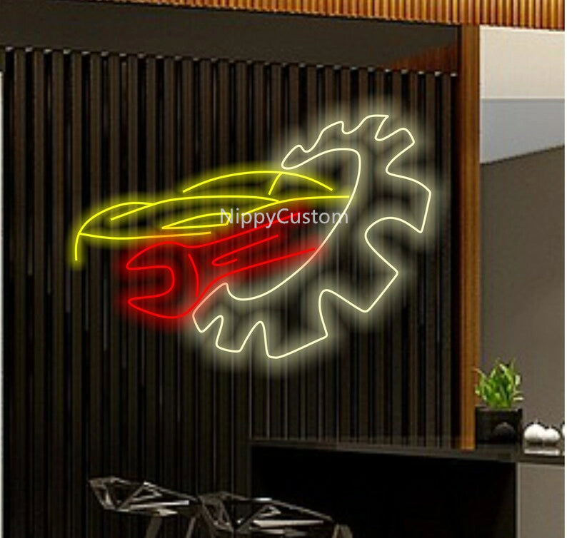 Car Service Neon Sign, Auto Car Service Garage Led Sign, Custom Neon Led Light, Papa's Garage Workshop Wall Decor, Mechanic Car Garage Decor
