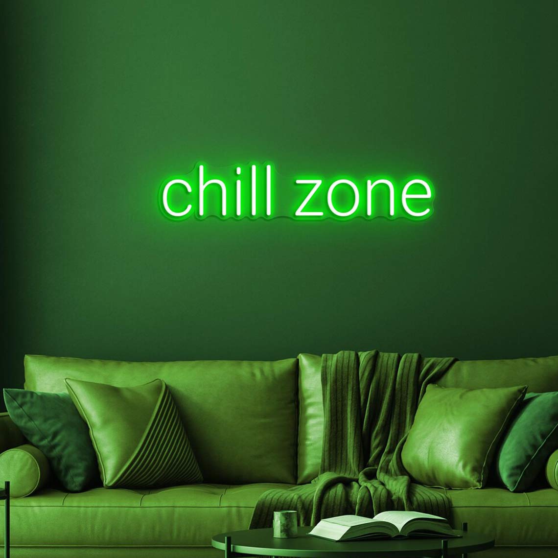 Chill Zone Neon Sign: LED Relax Lounge Wall Decor