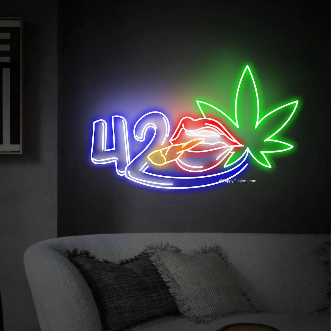 Cigarette Neon Sign, Cigarette Decoration, Cigarette Led Sign, Smoking Neon Sign, Marijuana Neon Sign, 420 Neon Sign, Pot Neon Sign