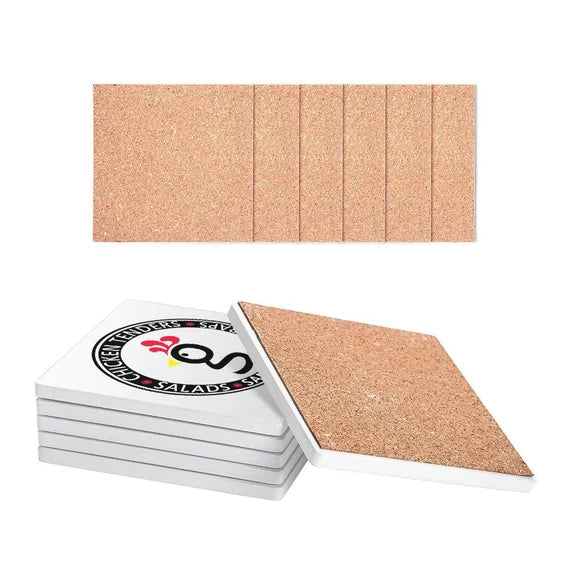 Personalized Coasters Custom Ceramics Coasters for Drink Add Your Image Text Logo Absorbent