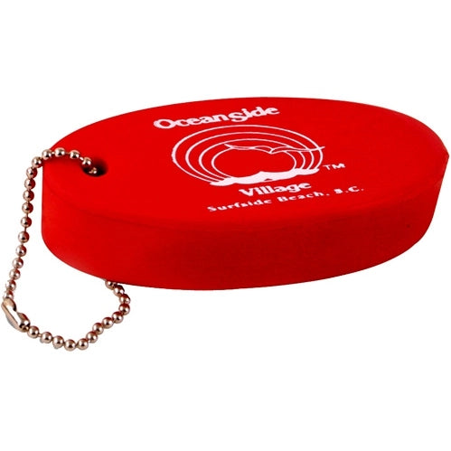 Custom Printed Floating Oval Foam Boat Key Chain