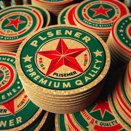 Printed Cork Coasters