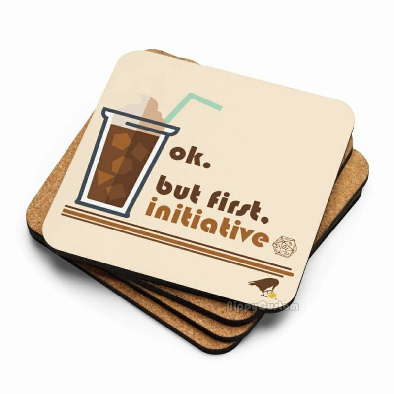 Customized 4 inch Round Cork Coasters - Personalized Bulk Wedding Favors