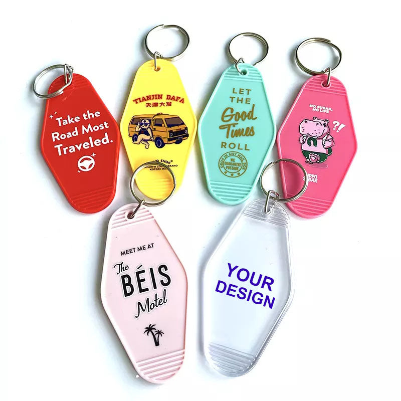 Shop Trimmings Blank Space Motel Keychain