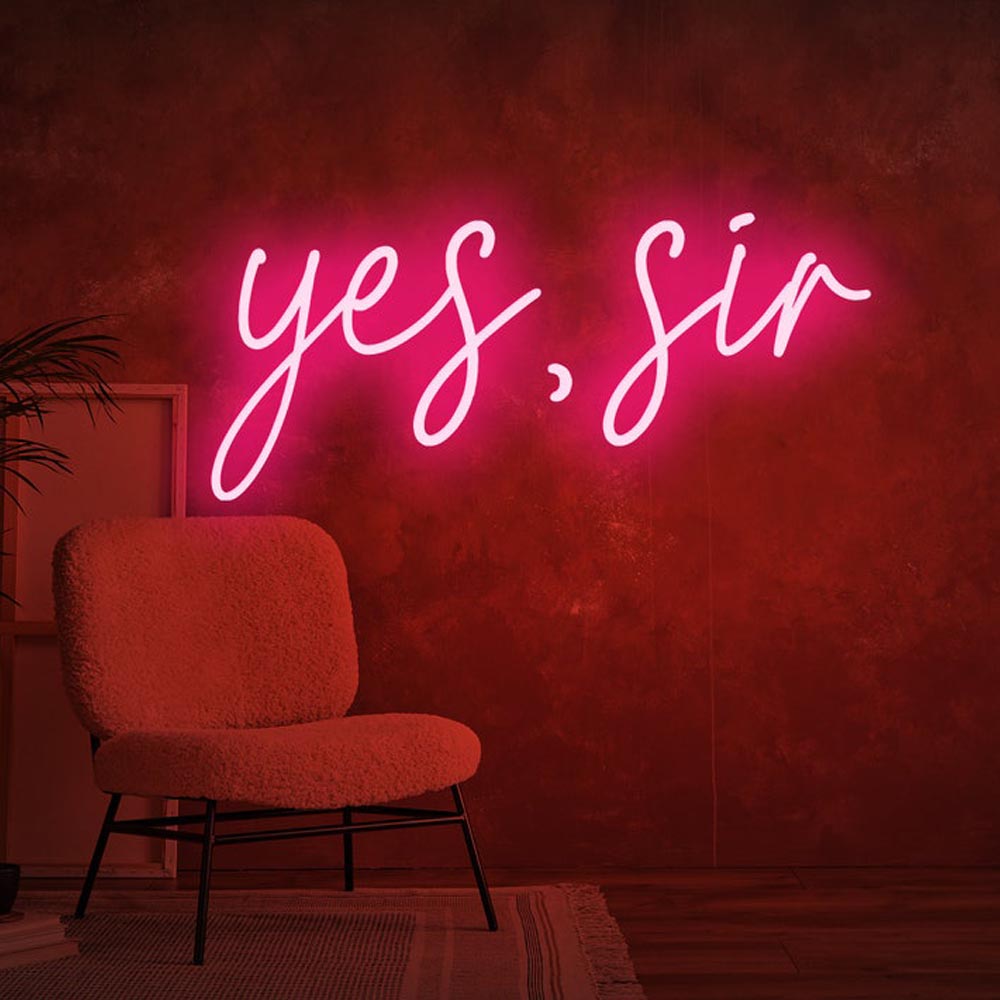 Yes Sir - LED Neon Sign
