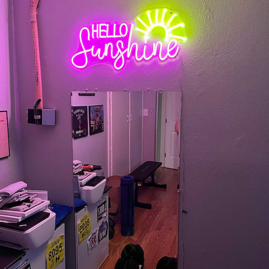 Hello Sunshine Neon Sign