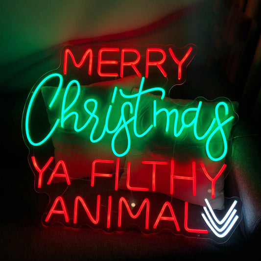 Merry Christmas led neon sign, Merry Christmas light up neon sign