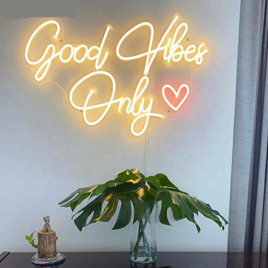 Good Vibes Only Neon Sign