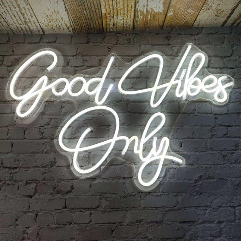 Good Vibes Only Neon Sign