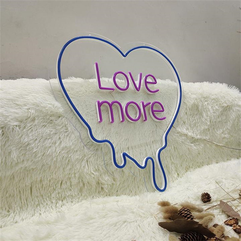Melting Heart - LED Neon Sign