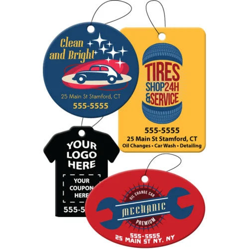 Custom Die-Cut Air Fresheners | Long-Lasting