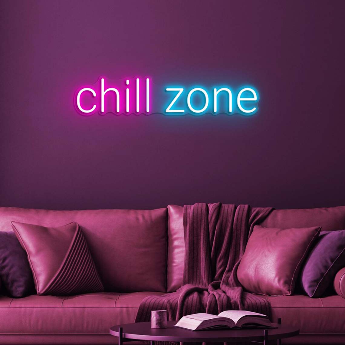 Chill Zone Weed LED Neon Sign