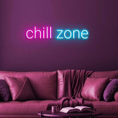 Chill Zone Weed LED Neon Sign