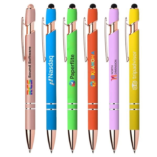 Promotional Custom Stylus Pens, Business Logo Metal Pens For Giveaway ...