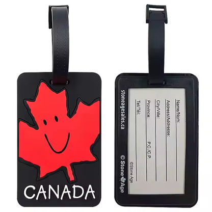 Wholesale 2D/3D Airplane Travel Soft Silicone Rubber Suitcase Luggage Tag for Promotional Gifts