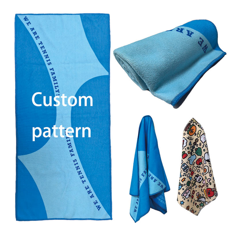 Wholesale Free Design Custom Sublimation Rally Towel Full Color Custom Sport Rally Towel Microfiber Rally Towel