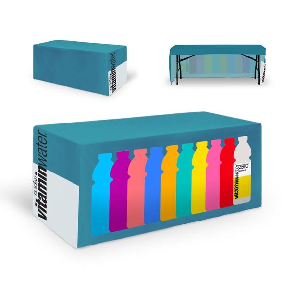 Custom Tablecloth 6 ft Full Color Throws Stretch Cloth Fitted Table Covers 