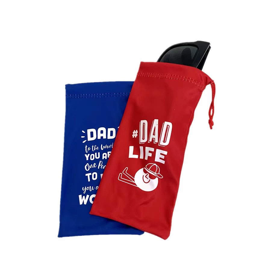 Custom logo Microfiber Sunglasses bag Jewelry Drawstrings Pouch