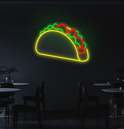 Fast Food Neon Sign / Buy 1 Get 1 Free