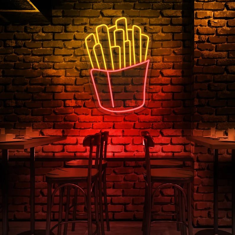 Fast Food Neon Sign / Buy 1 Get 1 Free