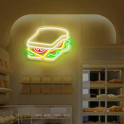 Fast Food Neon Sign / Buy 1 Get 1 Free