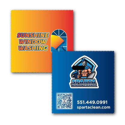 Logo Heavy Duty Kleen Sweep Microfiber Cleaning Cloths