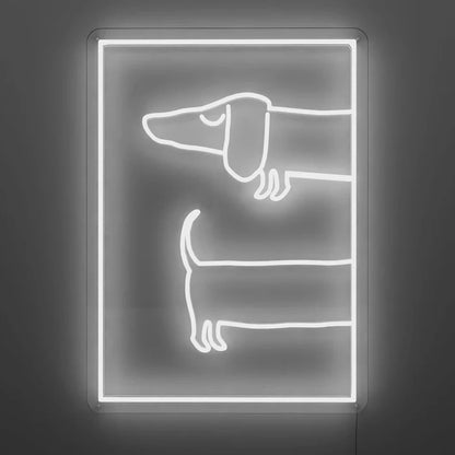 Dachshund Dog Neon Sign