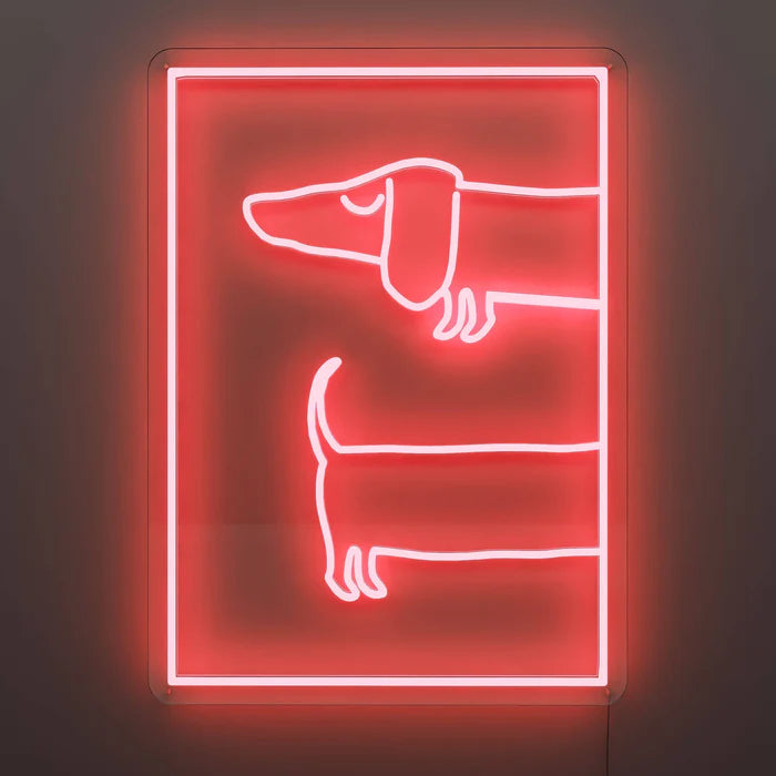 Dachshund Dog Neon Sign