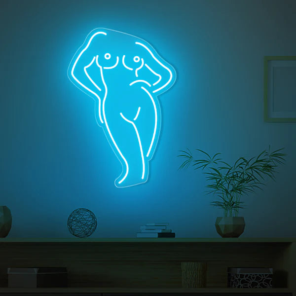 Women Body Neon Sign For Bedroom, Bathroom, Bar, Cloth Shop