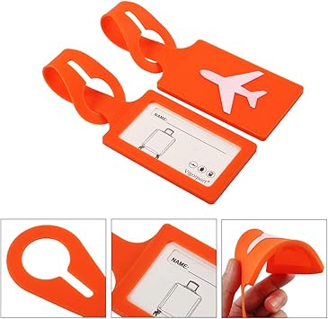 Custom Rubber Luggage Tags Silicone & PVC
