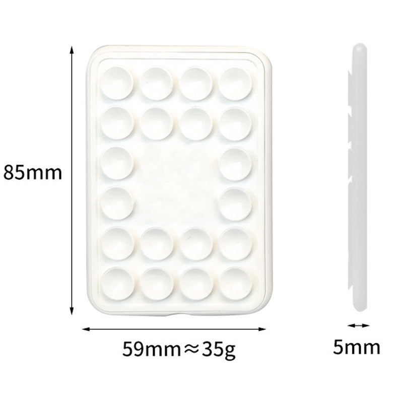 Magnetic Backplane Phone Silicone Suction Cup Holder