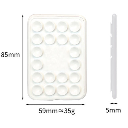 Magnetic Backplane Phone Silicone Suction Cup Holder