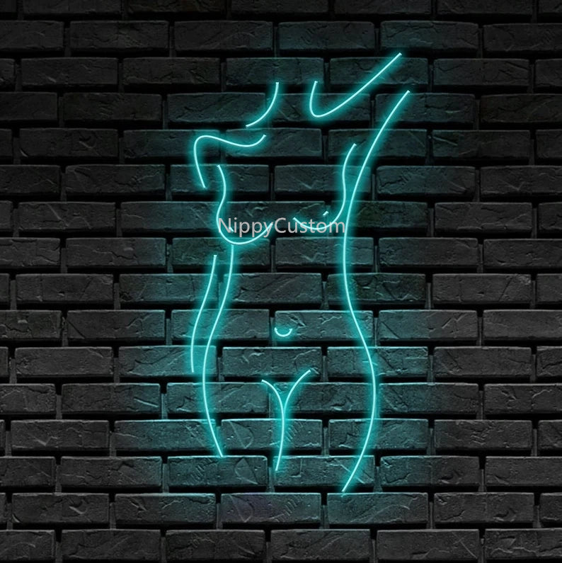 Naked Lady Body Neon Sign