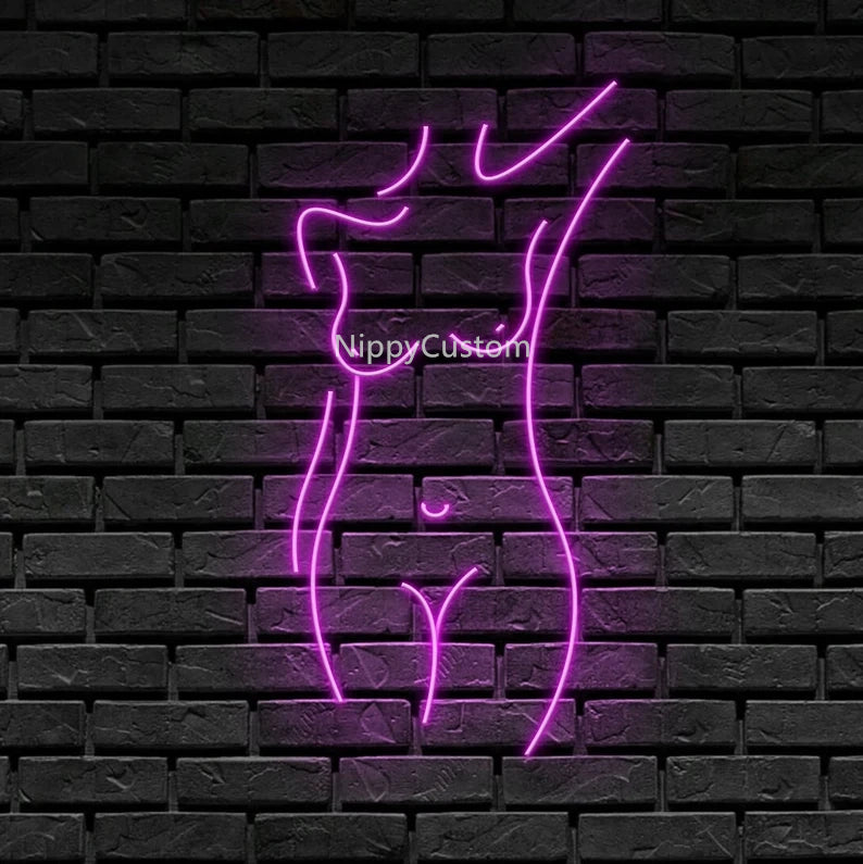 Naked Lady Body Neon Sign