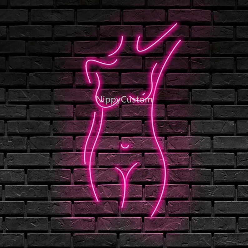 Naked Lady Body Neon Sign