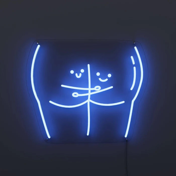 Cute Happy Butt Neon Sign