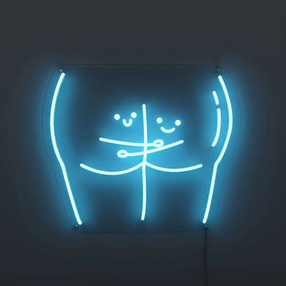 Cute Happy Butt Neon Sign