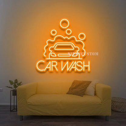 Car Wash Neon Sign