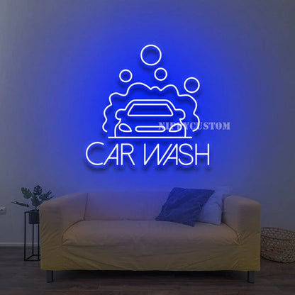 Car Wash Neon Sign