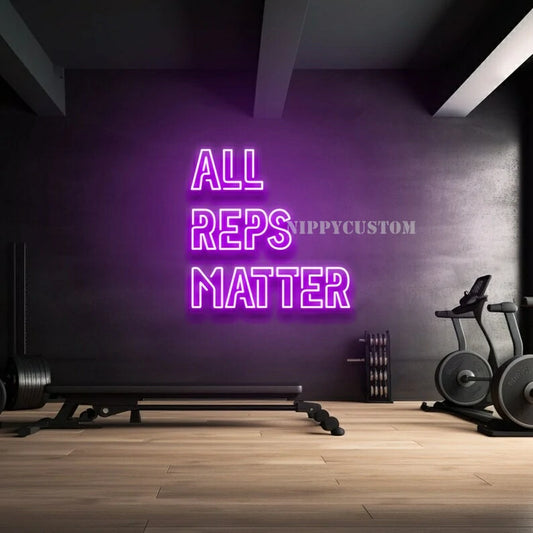 All Reps Matter neon sign