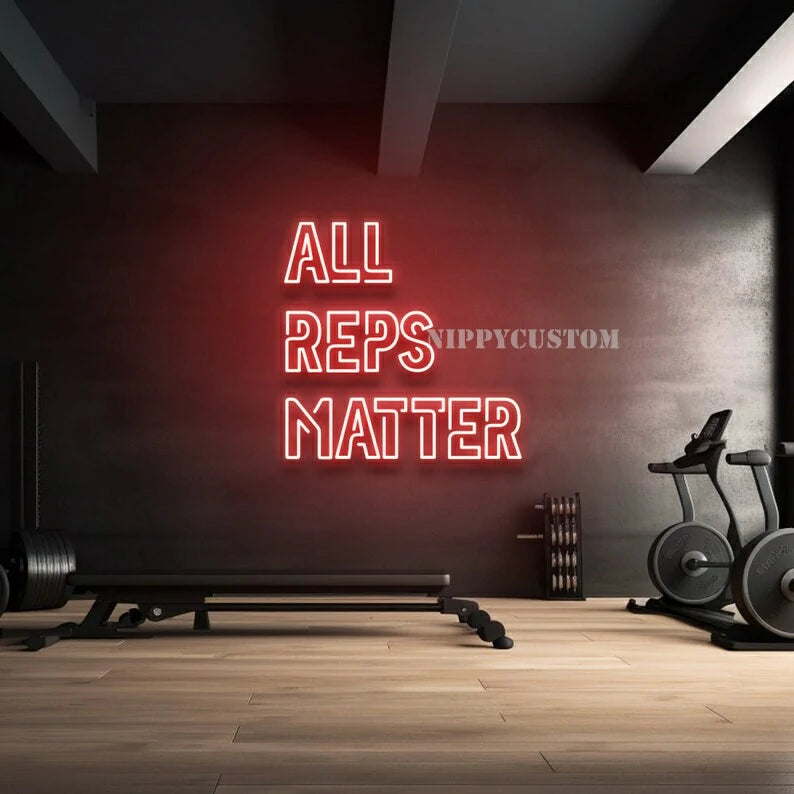 All Reps Matter neon sign