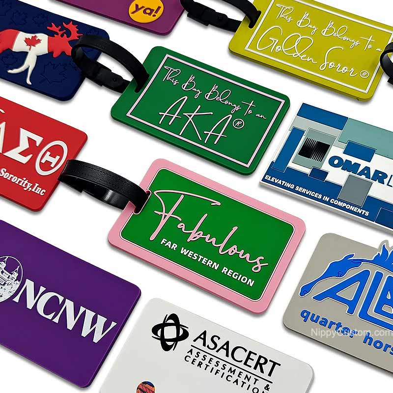 Low Price 2D logo Custom Travel Luggage Tag Gift 