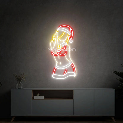 Christmas Girl Neon Sign