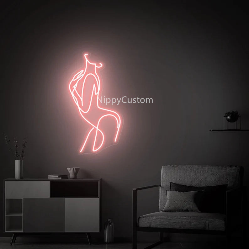 Female Body Led Neon Sign Home Decor online Led Light