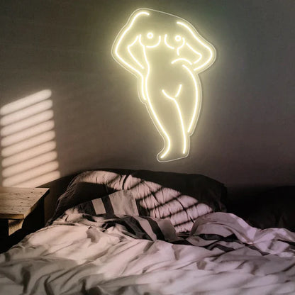 Women Body Neon Sign For Bedroom, Bathroom, Bar, Cloth Shop