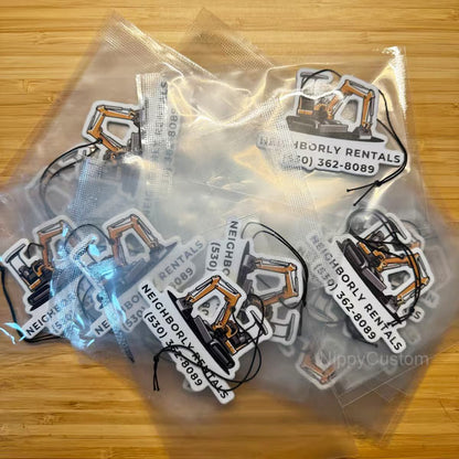 Bulk Custom Business Logo Air Freshener, Custom Air Freshener For Business, Business Logo Car Freshie, Bulk Car Air Freshener