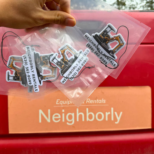 Bulk Custom Business Logo Air Freshener For Auto Repair Business, Custom Air Freshener For Business, Custom Freshies For Auto Repair