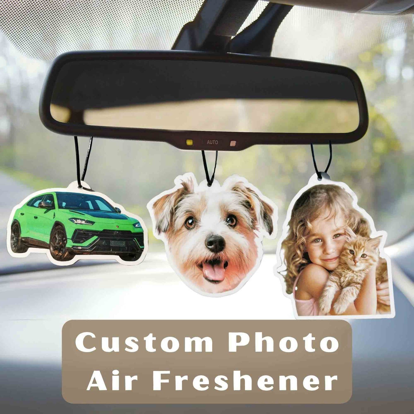 Personalized Car Air Freshener with Picture