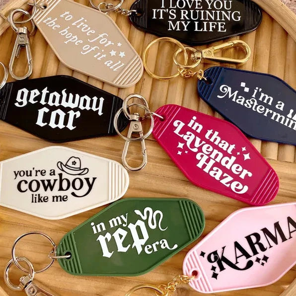 Personalized Logo Retro Keychains