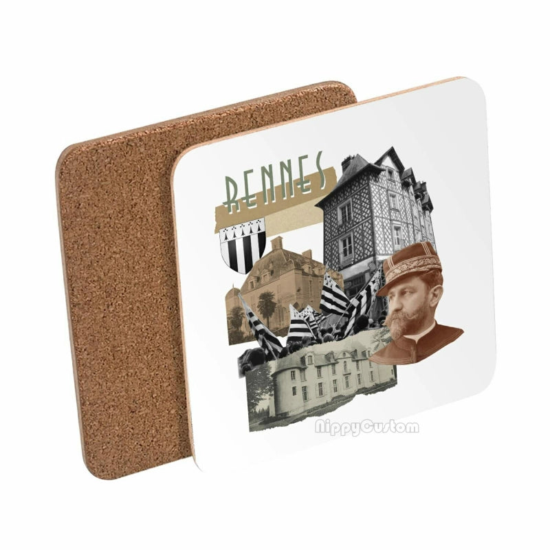 300 Custom Full Color Cork Car Coasters